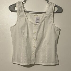 Brandy Melville White Matilda Tank Top
